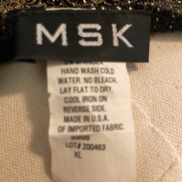 Black and gold glitter top - Picture 3 of 4